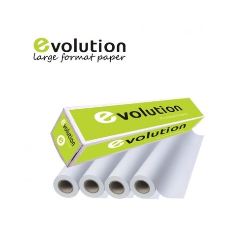 [43PHPSEMISAT63] PAPEL SEMIFOTO SATIN EVOLUTION UV/LATEX/SOLVENT 200GRS. 1.60X50 MTS