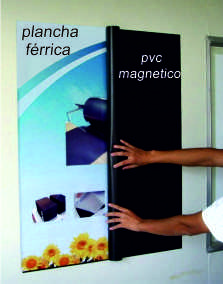 [01FERRICO137] PLANCHA FERRICA BLANCA IMP. SOLVENTE, 1.37, METRO LINEAL