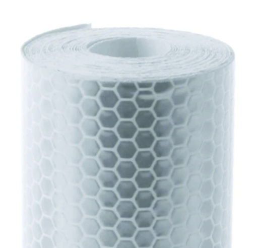 [RFXN2BLANCO] REFLECTANTE NIVEL II  BLANCO MICROPRISMAS 1.22x45.7 mt. lineal.