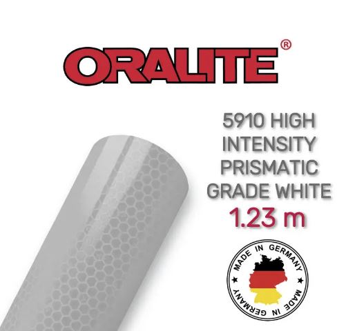 [OR5910010] REFLECTANTE ORALITE 5910-010 BLANCO NIVEL 2  MICROPRISMAS 1.235 X 50 MTS , ROLLO