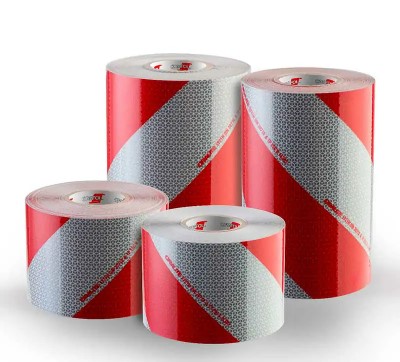 [OR5921M2829] REFLECTANTE ORALITE 5921M MICROPRISMATICOS NIVEL2 BLANCO/ROJO 282x9  MTS KIT 2 UND.