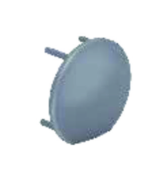 [113DCEP9006] TAPA DOAL PLASTICO RAL9006. 20 UND.