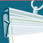 [72VNEG240] VARILLA NEGRA COLGAR PAPEL/LONA 2,40 ml, SKYLINER 24