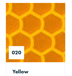 [OR6710020] REFLECTANTE ORALITE 6710-020 NIVEL 1  AMARILLO MICROPRISMAS 1.23x50 mt. lineal. 