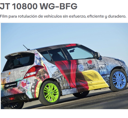 [42JT108WGBF/6025] VINILO FUNDIDO CAST MACTAC JT10800WG-BFG BLANCO BRILLO BUBBLE FREE SUPER REPOSICIONABLE SLIDABLE 1.52X25 mts.  