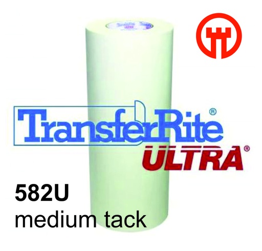TRANSFERITE TRANSP. 582 ULTRA MEDIA ADHERENCIA  PAPEL 0,61X100, rollo 